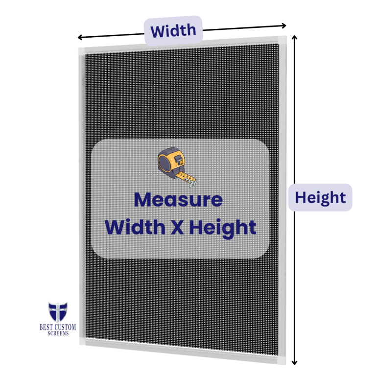 Measure Width x Height. Industry standard is to always measure width by height. All window screens