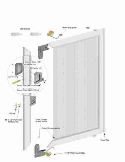Aluminum Sliding Screen Door
