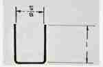 Top Channel U for Sliding Screen Doors