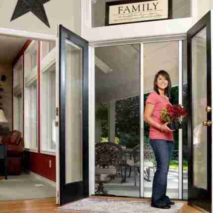 Premium Double Panel Retractable Screen Door