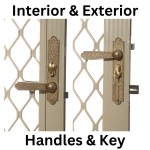 Interior & Exterior Handles Locks and Key