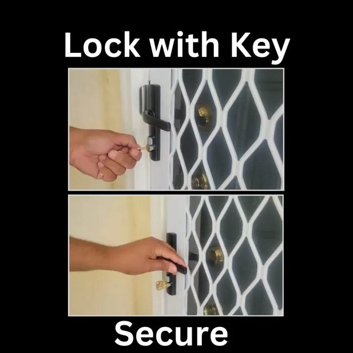 Lock and Key make it secure