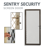 Sentry Security Screen Door for door openings