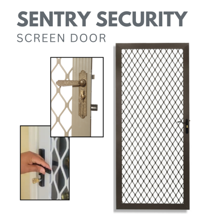 Sentry Security Screen Door for door openings