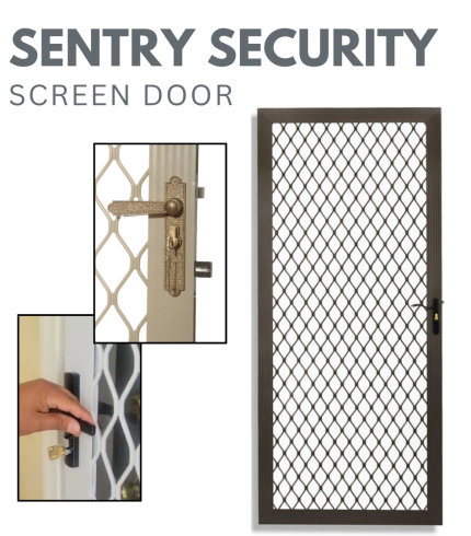 Sentry Security Screen Door for door openings