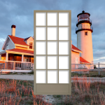 Adobe Cape Cod Swinging Screen Door