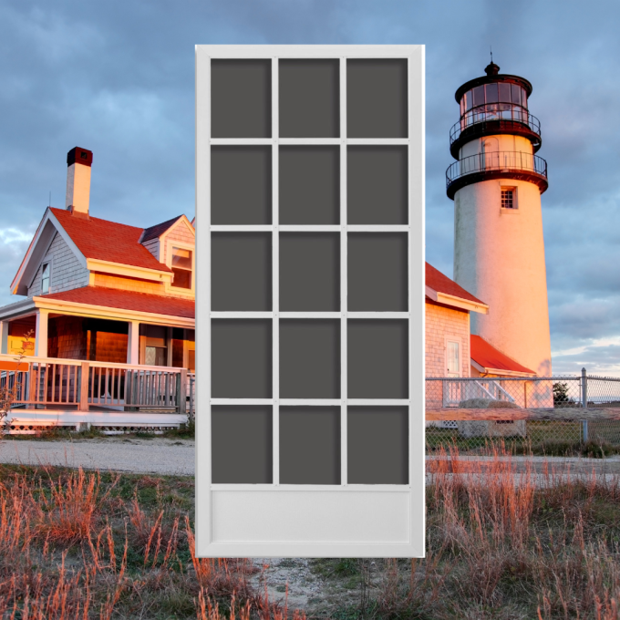 Cape Cod Screen Door White White Cape Cod Swinging Screen Door