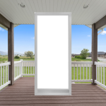 Anodized Vista Swinging Screen Door
