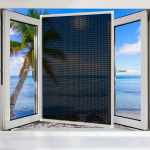 Tropical Window Screen 716
