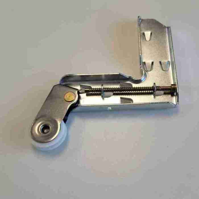 Plastic Roller with Metal Corner for Economy Sliding Screen Door