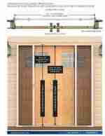 Retractable Double Door