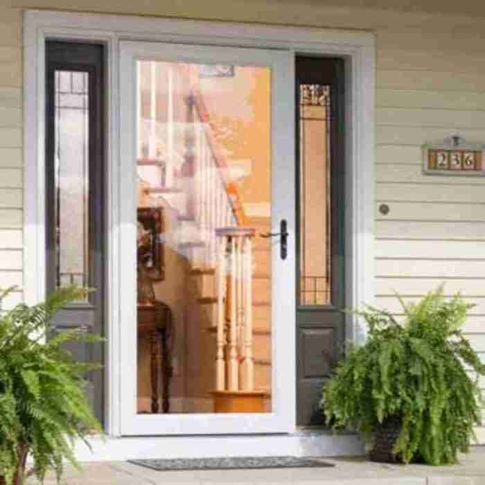 My front door with storm door