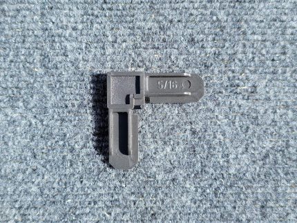Plastic corner for 5/16 frame window screens