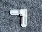 white plastic corner