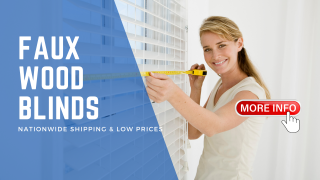 Faux Wood Blinds on Sale