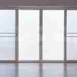 Example of house with double sliding screen doors