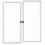 White double screen doors