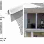 Screen Frame for Patios White