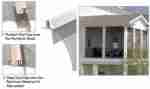 Screen Frame for Patios White