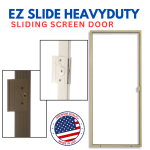 EZ Slide Heavy Duty Sliding Screen Door made in the USA Strong