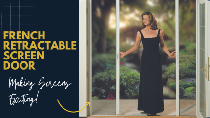 Retractable French Screen Doors