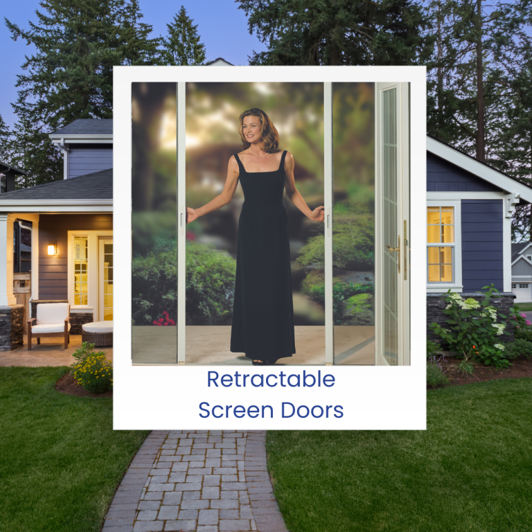 Retractable Screen Door for French Doors