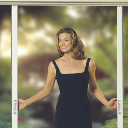 Smile because you have new retractable screen door