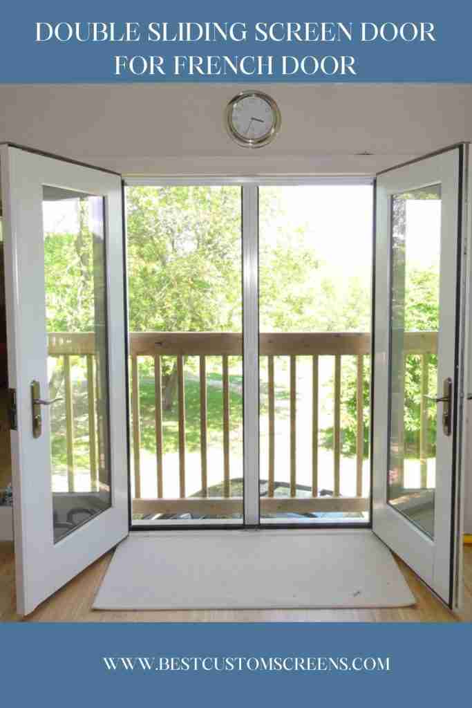 DOUBLE SLIDING SCREEN DOOR