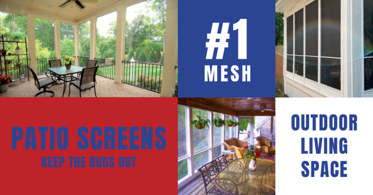 Patio Screens are amazing. They keep out mosquitoes and other bugs too.