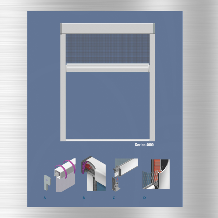 Retractable Window Screen Diagram Bestview Retractable Window Screens Close Up