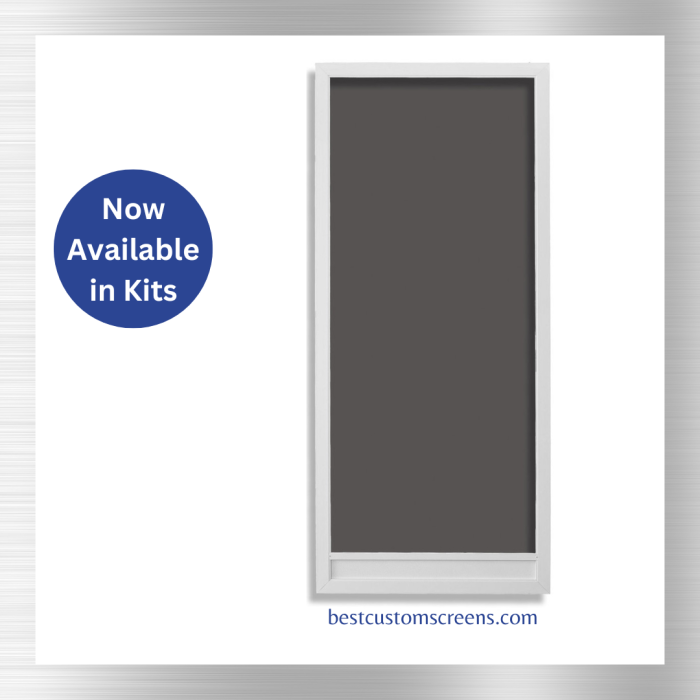 White Screen Door Kit