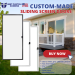 We have all custom sizes of sliding screen doors including 36x94, 48x96, 36x79, 36x80, 48x79, 48x80, 30x77, 30x78, 30x79, 30x94 and more. Check it and customize yours today. Buy your Sliding Screen Door Replacement from the best.