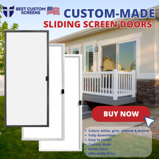We have all custom sizes of sliding screen doors including 36x94, 48x96, 36x79, 36x80, 48x79, 48x80, 30x77, 30x78, 30x79, 30x94 and more. Check it and customize yours today. Buy your Sliding Screen Door Replacement from the best.