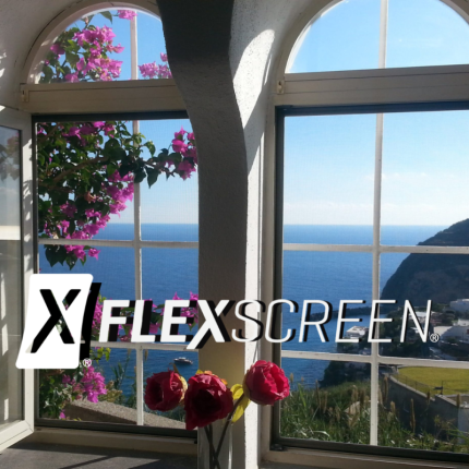 FlexScreen allows a more visible clear view through your windows