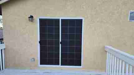 Sliding Screen Door with Solar Screen