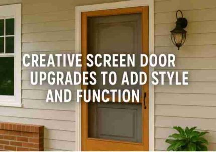 Creative Screen Door Upgrades to Add Style and Function