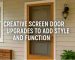 Creative Screen Door Upgrades to Add Style and Function