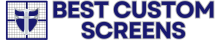 2026 Best Custom Screens Logo with Window Screen and Shield of St Michael